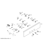 Схема №3 HBN414521E Horno bosch indp.multf.blanco.pt_car.mt с изображением Передняя часть корпуса для электропечи Bosch 00662607