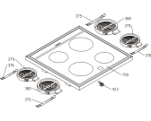 Схема №2 EC433W (293061, E53T1-E4) с изображением Дверка для электропечи Gorenje 293590