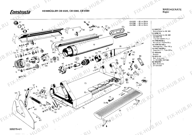 Схема №4 CB0360 с изображением Переключатель Bosch 00044430