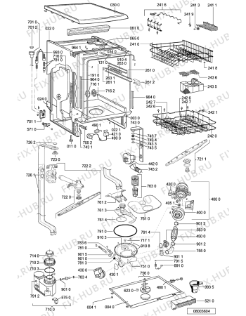 Схема №1 GSF SYMPHONY ACTIV с изображением Панель для посудомойки Whirlpool 481245372398
