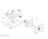 Схема №2 E95I53N3MK с изображением Панель управления для плиты (духовки) Bosch 00745016