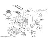 Схема №1 3WG1927 с изображением Панель управления для микроволновой печи Bosch 00662547