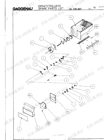 Схема №9 SK530062 с изображением Планка для холодильника Bosch 00233476