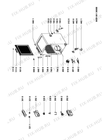 Схема №1 CF 26 T с изображением Микрокомпрессор для холодильной камеры Whirlpool 481236038988