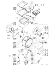 Схема №1 AWT 5125 с изображением Обшивка для стиралки Whirlpool 481245215775