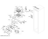 Схема №3 T30IR70FSS с изображением Панель для холодильника Bosch 00605500