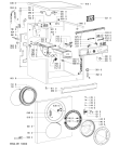 Схема №1 AWO/D 7010/1 с изображением Модуль (плата) для стиралки Whirlpool 480111101981