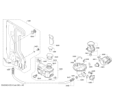 Схема №3 SMS40A02GB с изображением Панель управления для посудомоечной машины Bosch 00705381