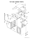 Схема №2 4GNTW4400YQ с изображением Элемент корпуса для сплит-системы Whirlpool 482000012972