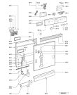 Схема №1 GSIE 6527 IN с изображением Блок управления для посудомойки Whirlpool 481221479734
