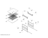 Схема №5 U12S52N3GB NEFF с изображением Внешняя дверь для электропечи Bosch 00688779
