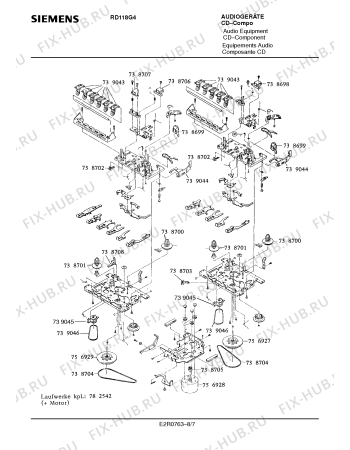 Схема №6 RD118G4 с изображением Сервисная инструкция для звукотехники Siemens 00535385