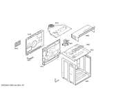 Схема №1 HE3BY65 с изображением Стеклянная полка для плиты (духовки) Bosch 00661828