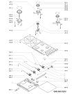 Схема №1 AKS 325/IX с изображением Затычка для плиты (духовки) Whirlpool 481060118571