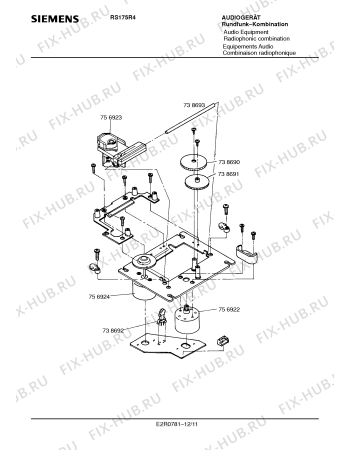 Схема №8 RS175R4 с изображением Кнопка для звукотехники Siemens 00757129