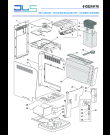 Схема №2 ECAM26.455.BWB PRIMADONNA S с изображением Обшивка для кофеварки (кофемашины) DELONGHI 7313232221