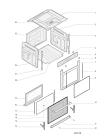 Схема №2 OK89ED0XHA (F087042) с изображением Субмодуль для плиты (духовки) Indesit C00308505