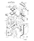 Схема №2 AWF 410/IG с изображением Обшивка для стиралки Whirlpool 481245219763