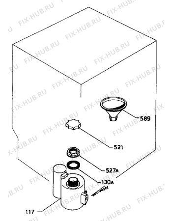 Взрыв-схема посудомоечной машины Castor CMS60TCR - Схема узла Water softener 066