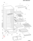 Схема №2 RG2450NFSIEX (F024416) с изображением Дверь для холодильной камеры Indesit C00174559