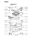 Схема №1 RK708865/79A с изображением Часть корпуса для электромультиварки Tefal SS-996461