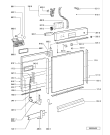 Схема №2 ADP 7500 WH с изображением Микромодуль для электропосудомоечной машины Whirlpool 481221838569