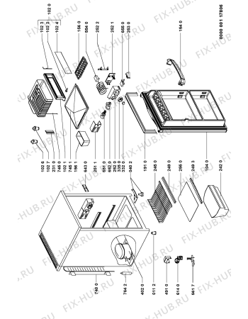 Схема №1 ART 2250/G с изображением Термостат для холодильника Whirlpool 481228238089