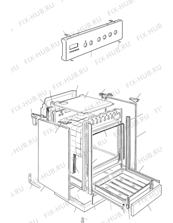 Схема №2 D90G с изображением Клавиша для плиты (духовки) DELONGHI 218344E320