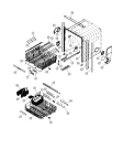 Схема №2 D5434XLB (460795, DW90.1) с изображением Воздуховод для посудомоечной машины Gorenje 472112