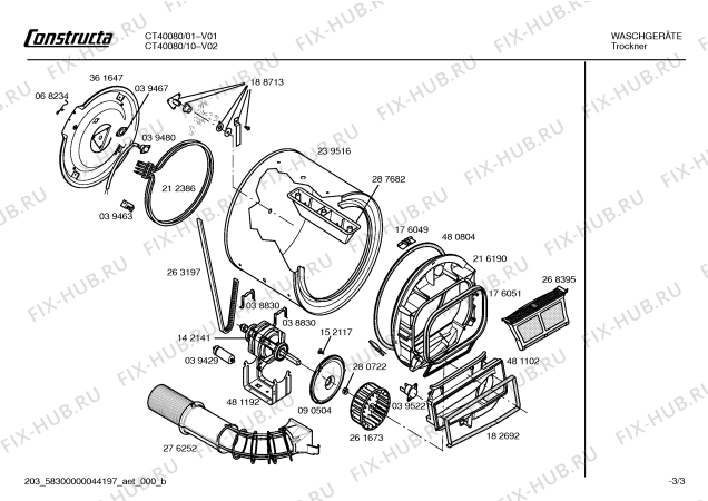 Схема №3 CT40080 T400 с изображением Ручка выбора программ для сушилки Bosch 00418784