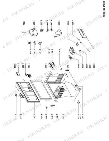 Схема №1 XLT4000 с изображением Лампочка для холодильника Whirlpool 481010611780