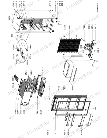 Схема №1 WRO 30 с изображением Декоративная панель для холодильной камеры Whirlpool 481245298276