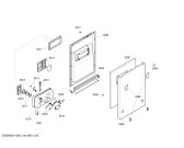 Схема №5 SF5GNA1 с изображением Вкладыш в панель для посудомойки Bosch 00443074