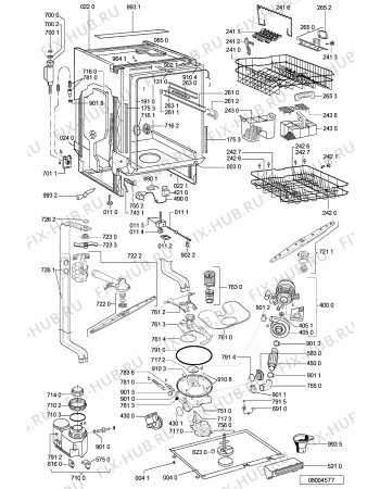 Схема №1 GSXP 7727 с изображением Микромодуль для посудомоечной машины Whirlpool 481221479762