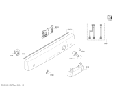 Схема №2 SMS40E02ZA с изображением Панель управления для посудомоечной машины Bosch 11002959