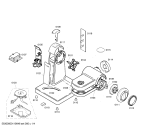 Схема №1 MUM47A1 microtronic с изображением Кабельная катушка для кухонного измельчителя Bosch 00659215