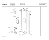 Схема №3 KF57U55 с изображением Панель для холодильника Siemens 00355780