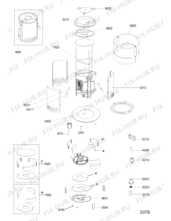 Схема №1 AKR 804/IX с изображением Сенсорная панель для вытяжки Whirlpool 480122101661