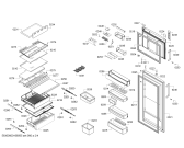 Схема №3 KDN46AW30N с изображением Дверь морозильной камеры для холодильной камеры Bosch 00689865