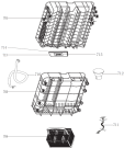 Схема №2 GS52214W (352702, GORENJE#8) с изображением Ящик (корзина) для посудомойки Gorenje 385721