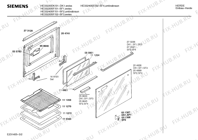 Схема №1 HE33240SF с изображением Переключатель для духового шкафа Siemens 00030963