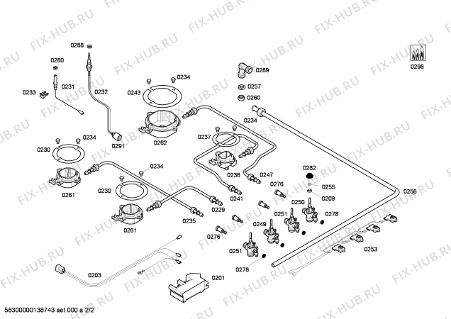 Схема №2 EC25120EU Siemens с изображением Решетка для духового шкафа Siemens 00448253