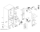 Схема №1 KGN46AW20 с изображением Дверь для холодильной камеры Bosch 00247554