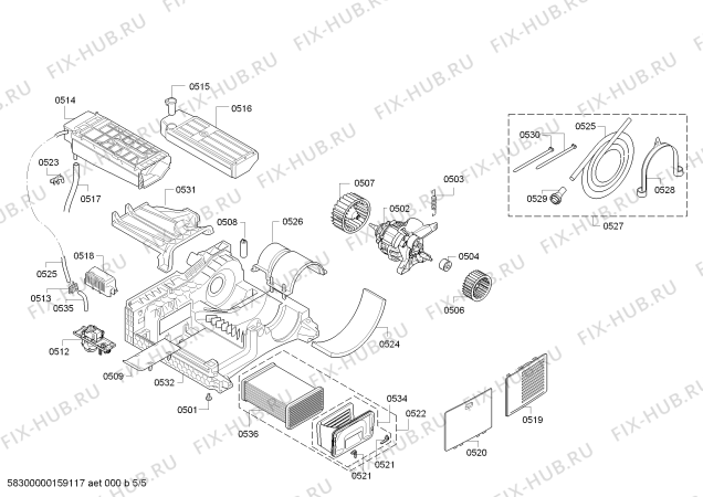 Схема №2 WTE84101TR с изображением Панель управления для сушильной машины Bosch 00677765