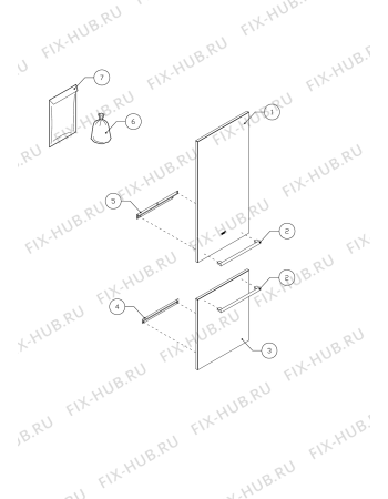 Взрыв-схема холодильника Hotpoint-Ariston BCH333AAVEIHA (F048554) - Схема узла