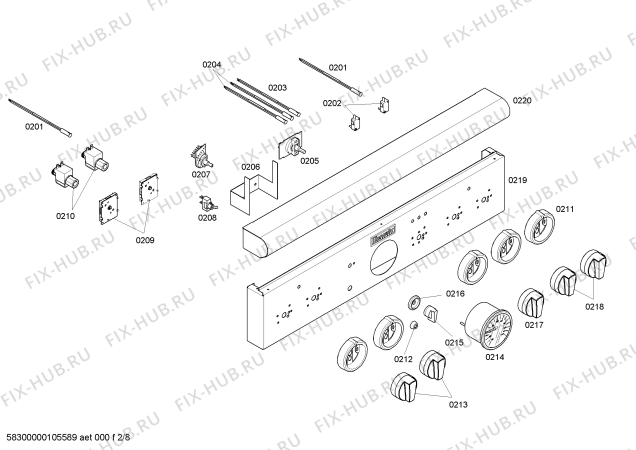 Схема №4 PD304BS с изображением Крышка для духового шкафа Bosch 00489335