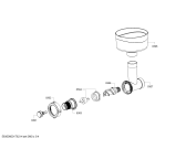 Схема №3 MFW26070 с изображением Центрифуга для отжима сока для мясорубки Bosch 00791604