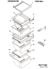 Схема №7 XBZ800AENF (F045537) с изображением Ящичек для холодильной камеры Indesit C00272196