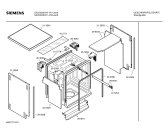 Схема №4 SE25230II с изображением Передняя панель для посудомоечной машины Siemens 00350996