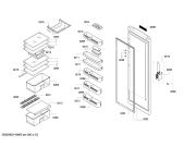 Схема №2 KSR38V71 с изображением Дверь для холодильника Bosch 00246758